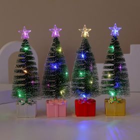 4 Pack Tabletop Christmas Tree with LED Lights for Christmas Decorations