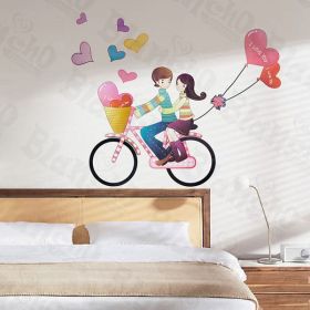 Bick Couple - X-Large Wall Decals Stickers Appliques Home Decor