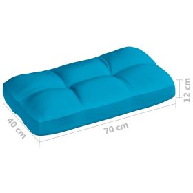 vidaXL Pallet Sofa Cushions 7 pcs Blue (Option: as picture)