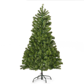 4.5' Hinged Tree With 200 Clear Lights-UL,Dia,32 (Color: Green)